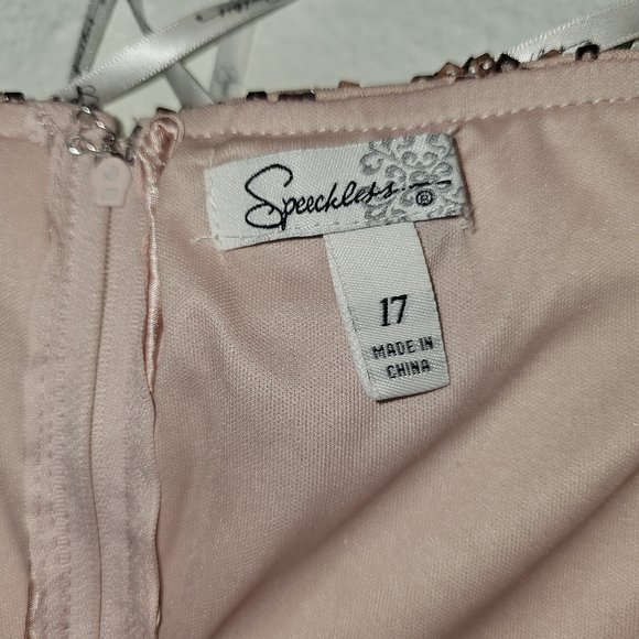 Strapless sequin top high low dress by Speechless - Picture 4 of 4